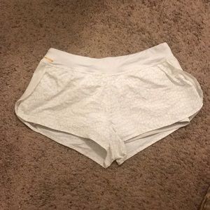 White Lolë Running Shorts